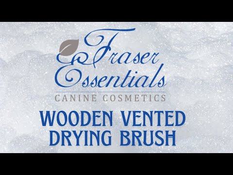 Wooden Vented Drying Brush