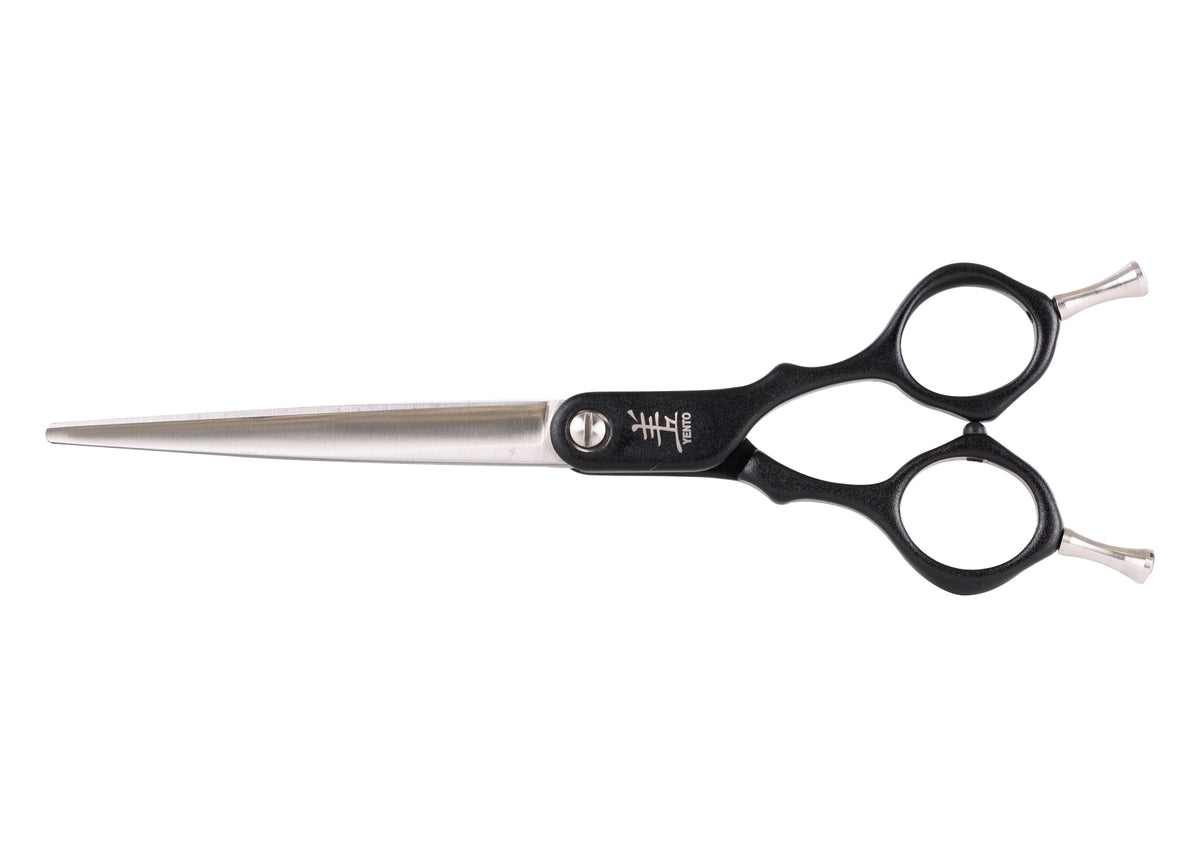 Yento Sparkle Series 16,5cm - 6,5" Straight Scissors Black