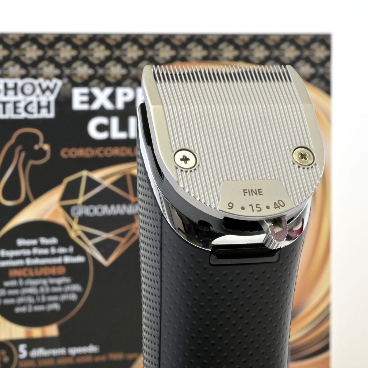 Show Tech Experto Cordless Clipper 5 Speed Ltd Edition Groomania