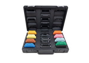 Show Tech Pro Wide SS Snap-on Comb Kit - 10 Combs + #30W Wide Blade in Carry Case