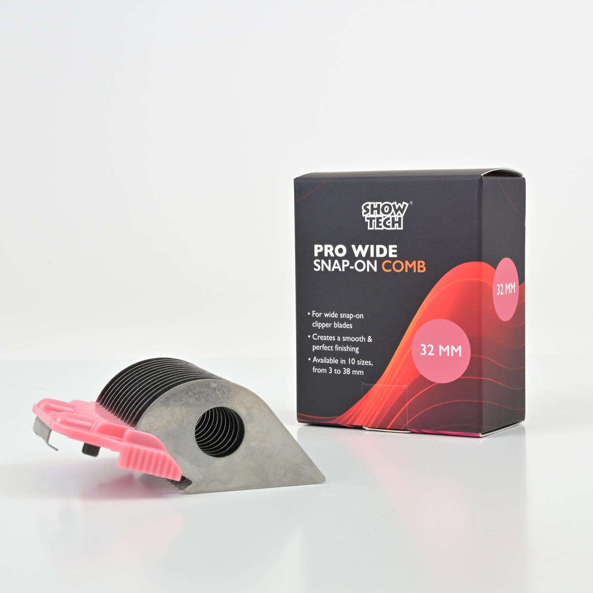 Show Tech Pro Wide SS Snap-on Comb 32mm - Snap on Comb