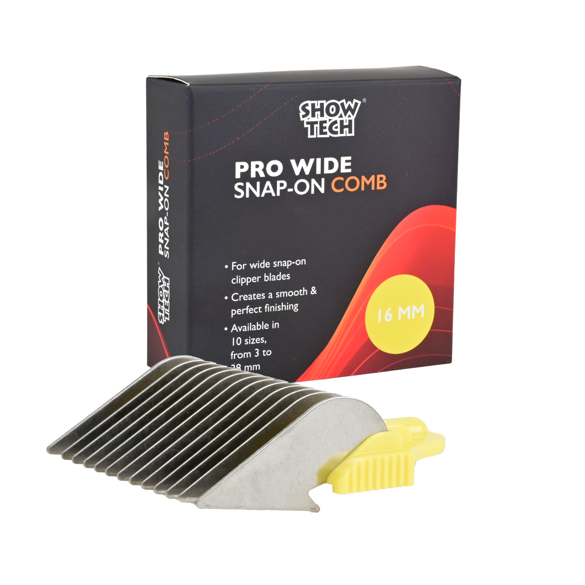 Show Tech Pro Wide SS Snap-on Comb 16mm - Snap on Comb