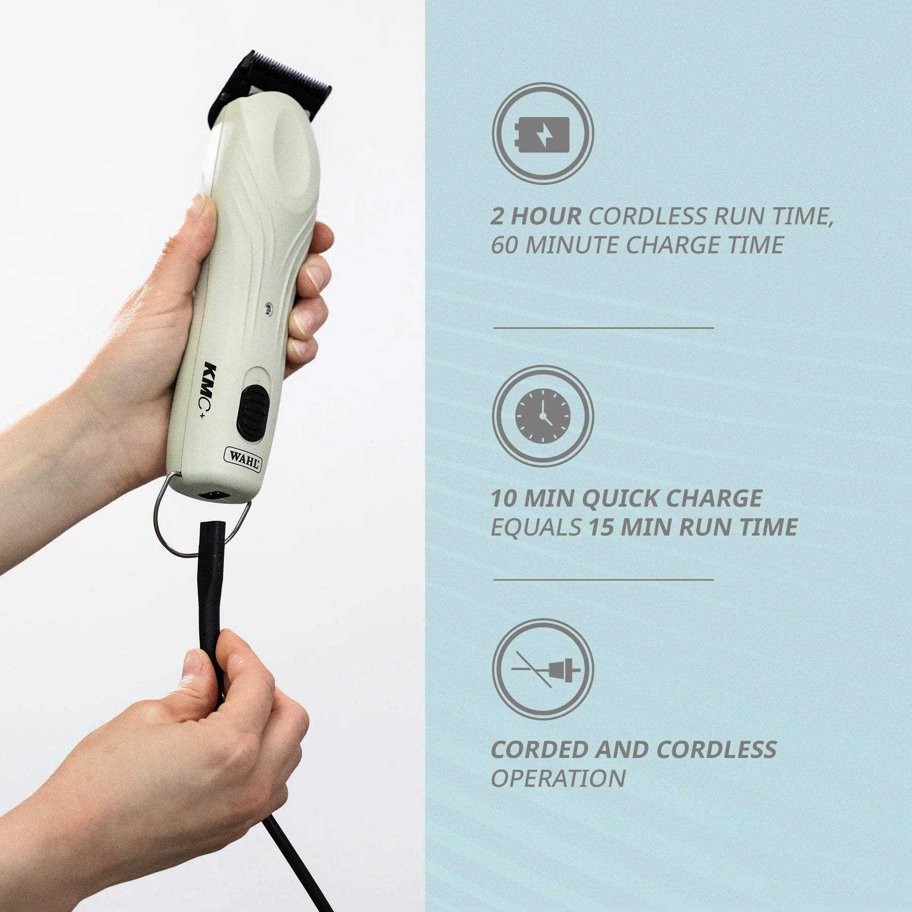 Wahl Professional Animal KMC+ 2-Speed Cordless Clipper