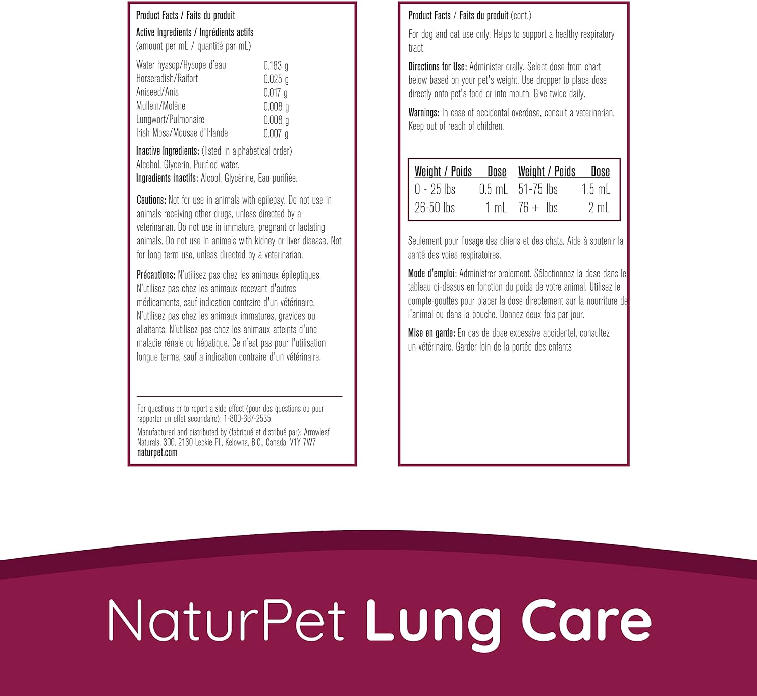 NaturPet Lung Care 100ML