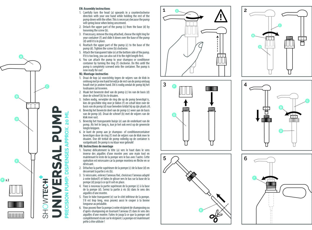 Show Tech+ Universal Pump 2 Pcs