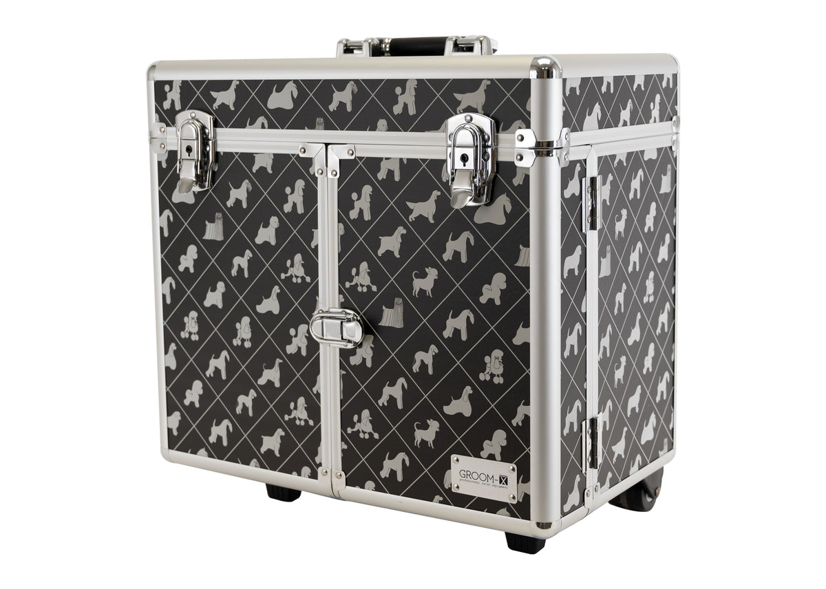 Grooming Example Case Groom-X Grooming Case 2 Wheels and Telescopic Handle - Custom Pet Boutique