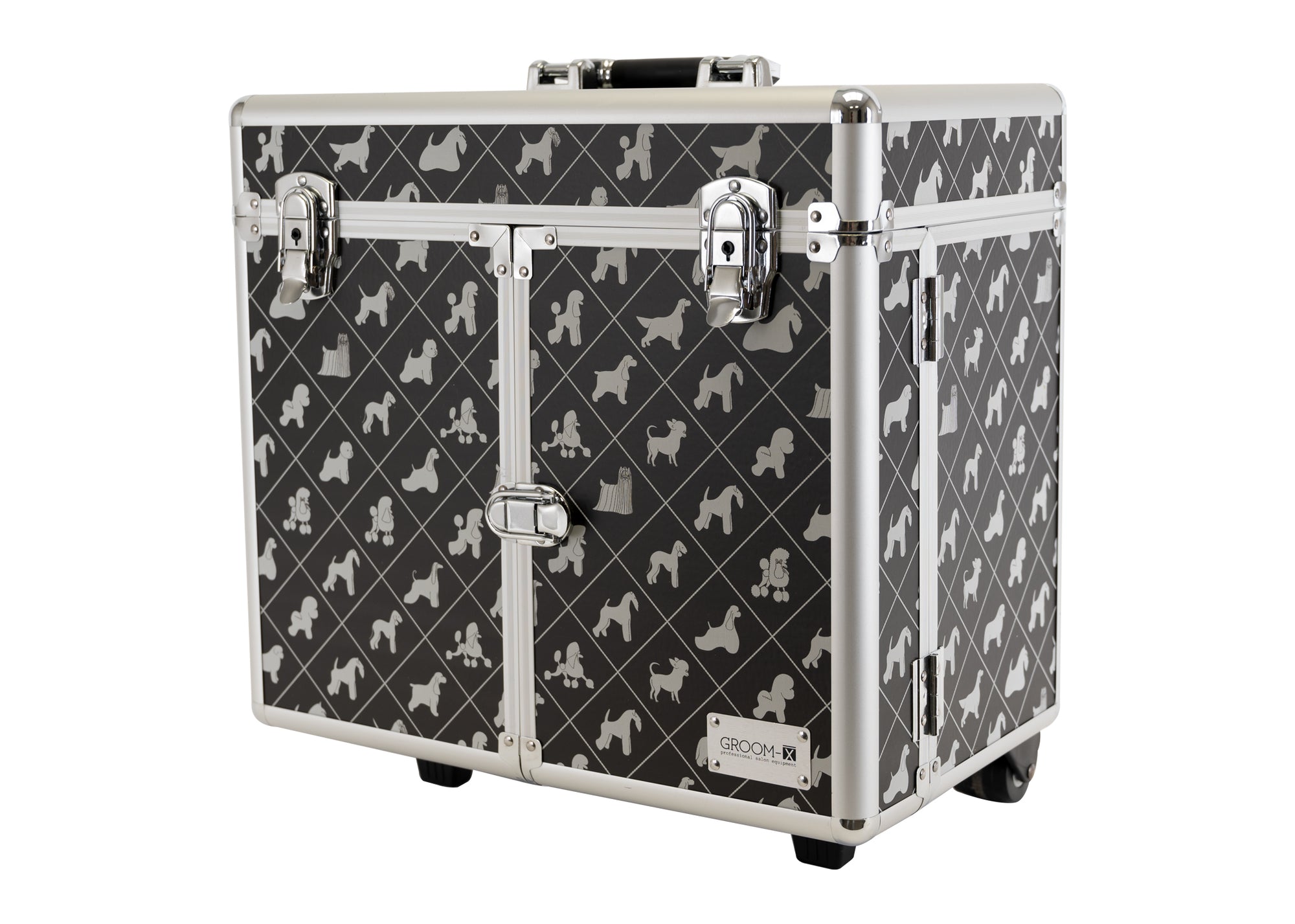 Groom-X Grooming Case 2 Wheels and Telescopic Handle