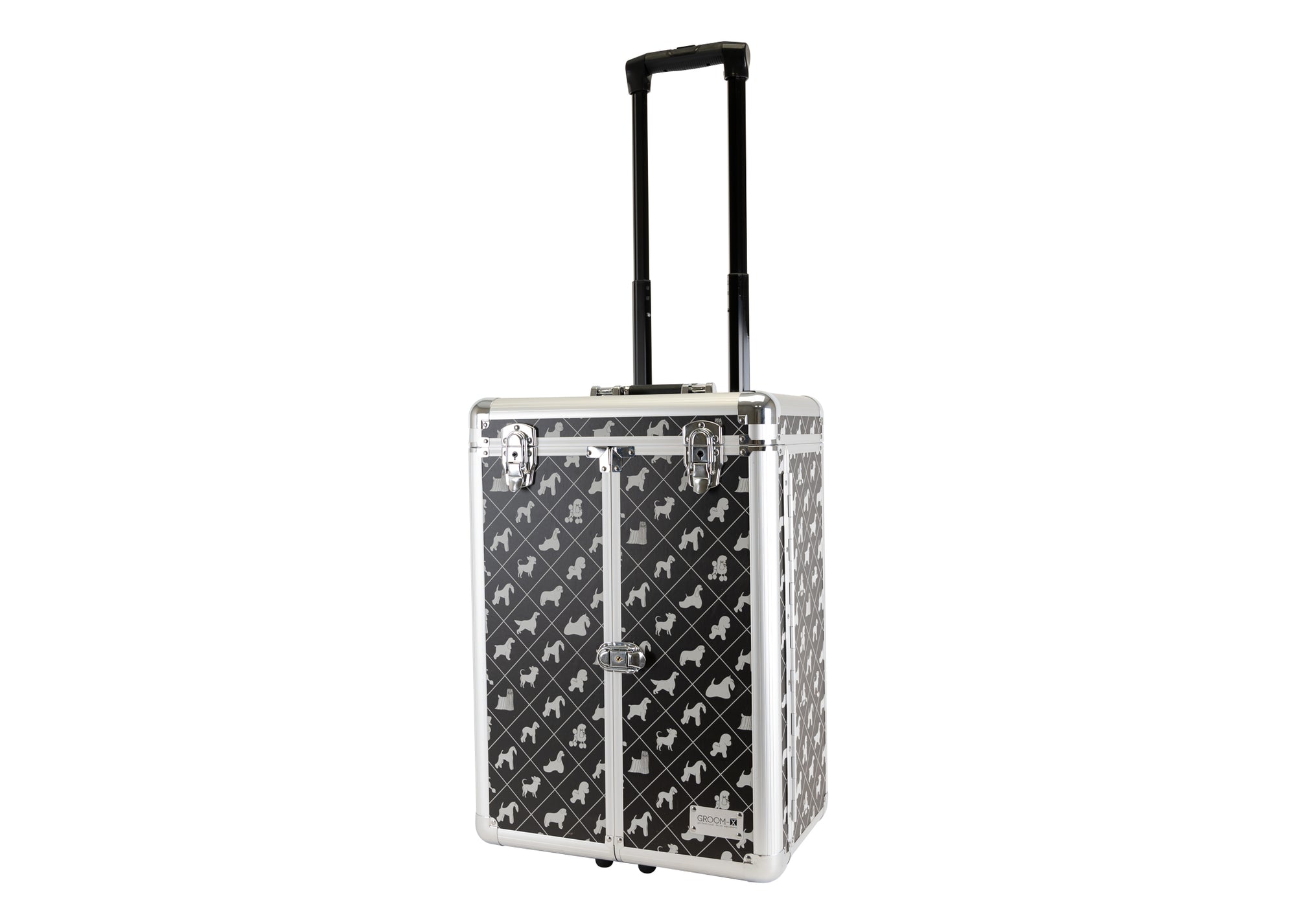 Groom-X Grooming Case Deluxe 2 Wheels and Telescopic Handle