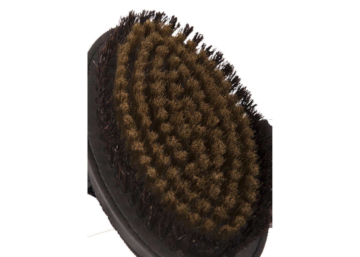 Ionic Bristle &amp; Brass finishing Palm Brush