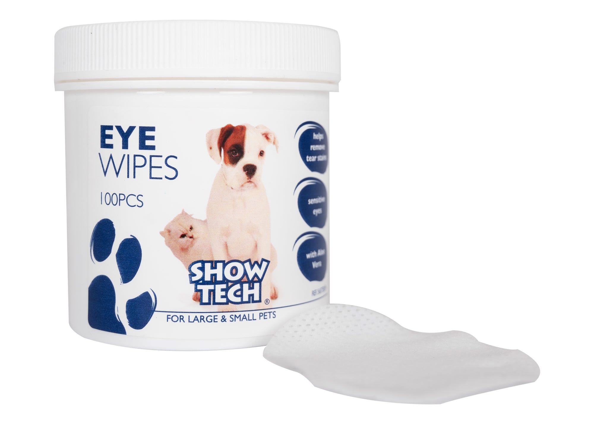 Show Tech Eye Wipes 100 pcs Eye Cleaner