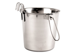 Show Tech Pail with One Flat Side and 2 Hooks