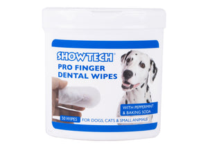 Show Tech Pro Finger Dental Wipes 50 pcs Teeth Cleaning Product