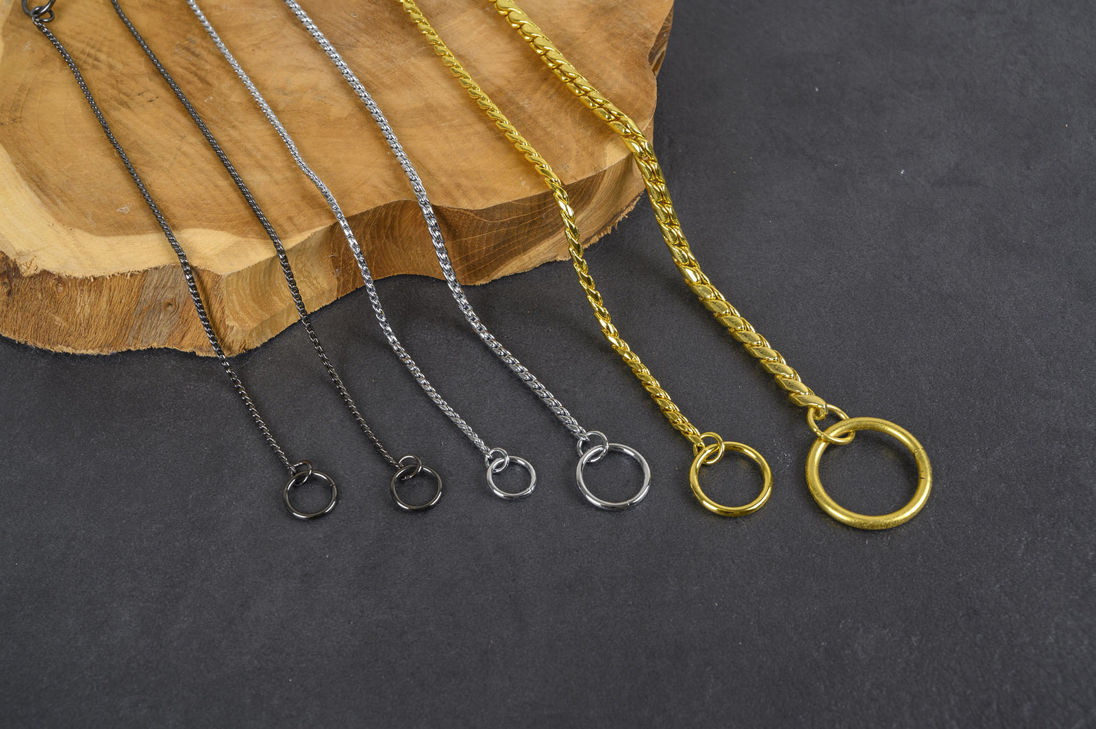 Show Tech Show Chain From 25 cm to 80 cm, Silver, Gold, Anthracite (Black) & Rose Gold