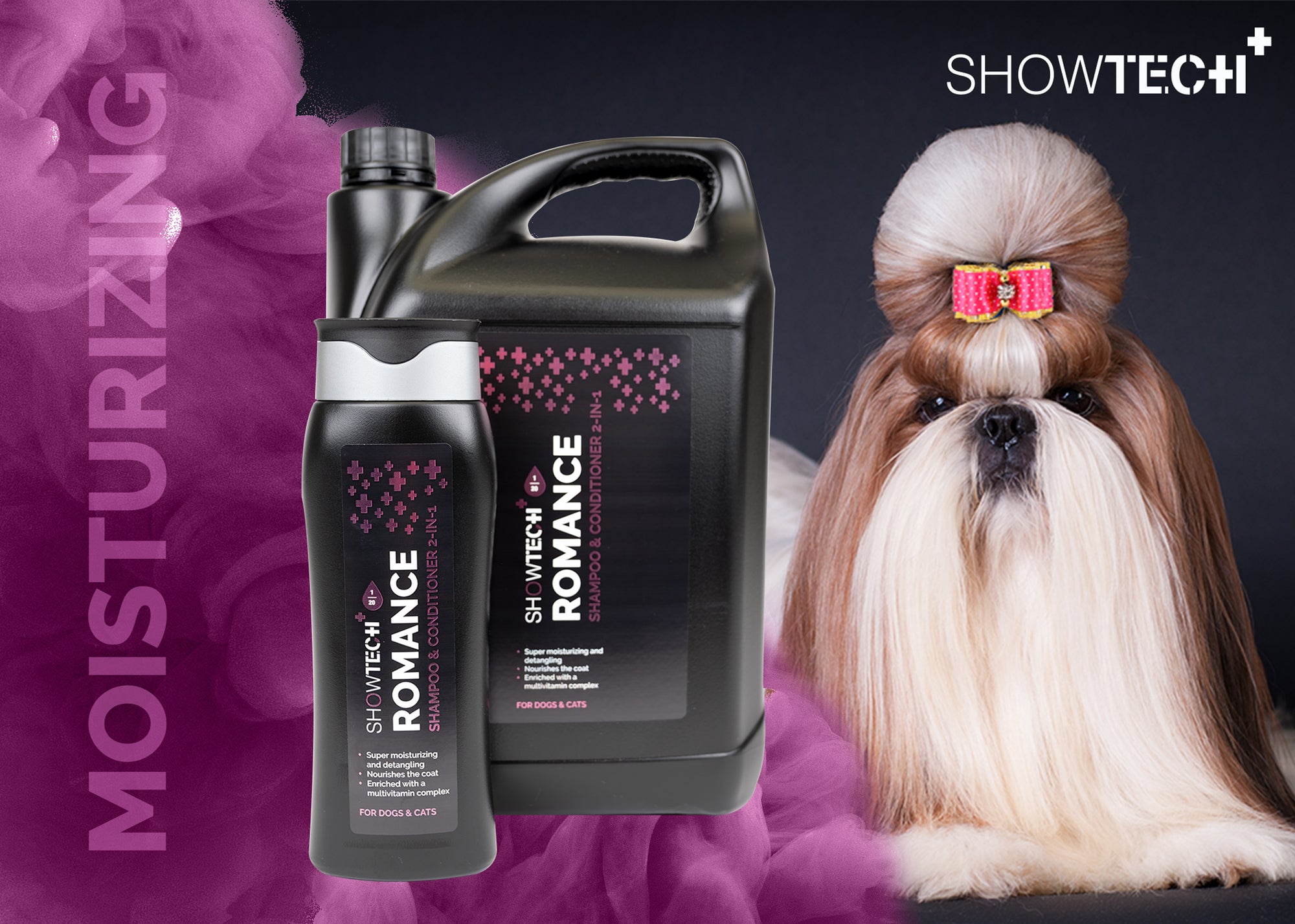 Show Tech+ Romance 2-in-1 Moisturizing Shampoo 1:20 Dilution - Great Deshed Shampoo