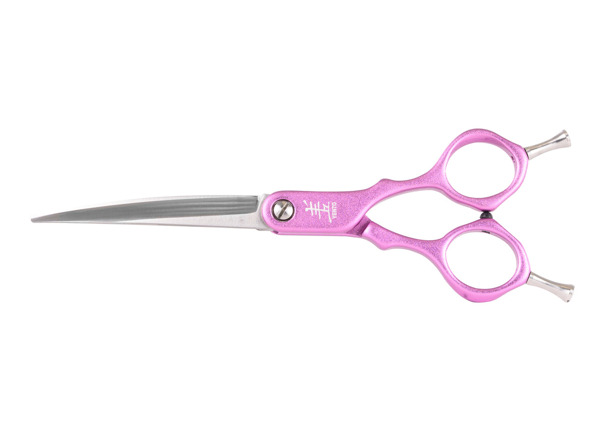 Yento Sparkle Series 15cm - 6.5&quot; Curved Scissors Purple