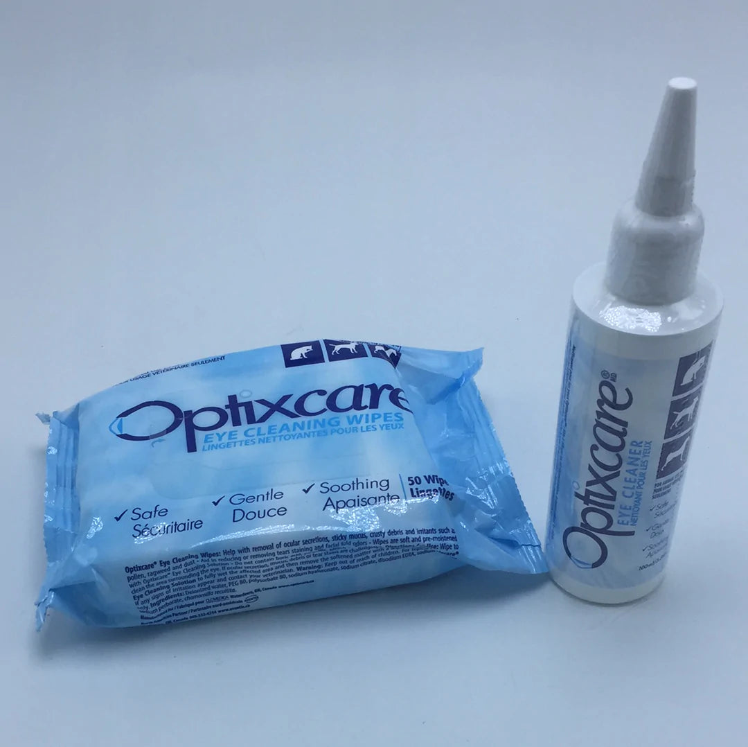 Optixcare eye cleaning hot sale wipes for dogs