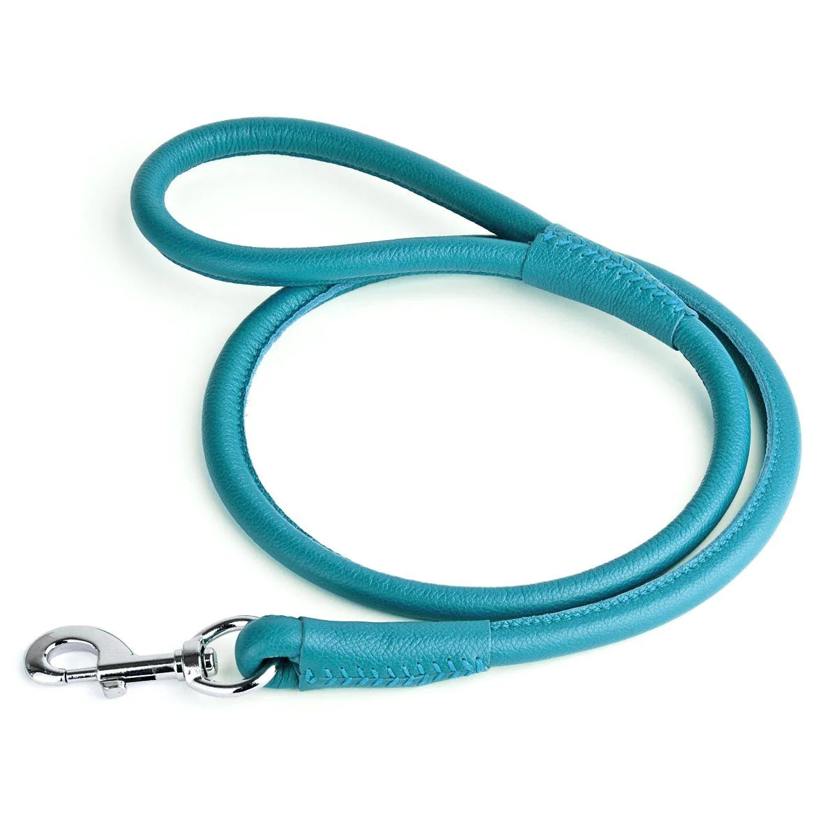 DogLine Soft Leather Round Lead - W1/4" - L72"