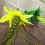 Striped Long Feathered Centre Toy